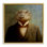 «Alligator in Business suit Grain Floater», art mural sur toile par Martine Roch