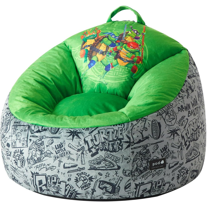 Fauteuil à billes en peluche Tortues Ninja