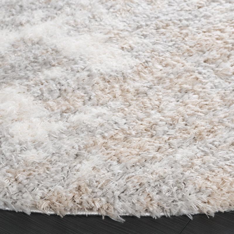 Sandalia Performance Abstract Rug, Round 6'7"