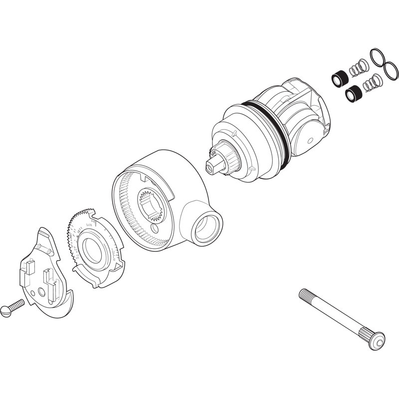 Complete Handle Kit Bathroom & Kitchen Faucet, Chrome