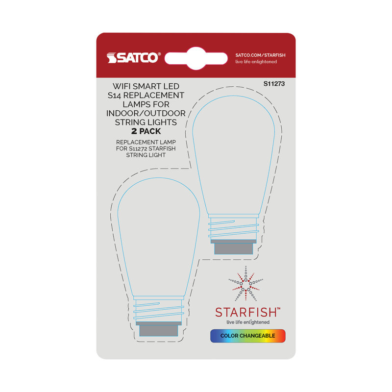 Ampoules de remplacement 4W Pin RVBW IOT