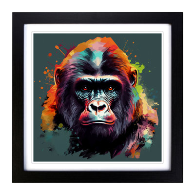 Gorilla Graphic No.4 - Framed Print
