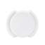 Rangement blanc avec revêtement - Molleton doux et confortable Cozy Boucle, compartiment caché, élégant et pratique-155643940