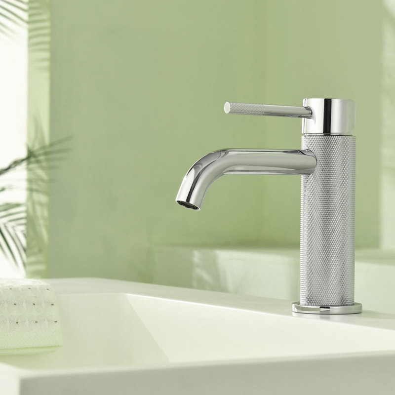 Single Hole Bathroom Faucet With Pop-Up Drain Kit Single Handle Bathroom Sink Faucets Modern Brass Vanity Basin Taps With Valve