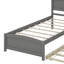 Lit plateforme simple avec lit gigogne