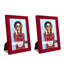 Ensemble de 2 cadres muraux en bois 4 "x 6" rouges-89854916-89854919