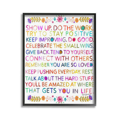 Floral Motivational Phrases Giclee Art by Glad You're Here Co.
