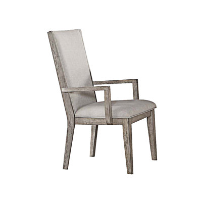 Chaise rembourrée avec accoudoirs (ensemble de 2)