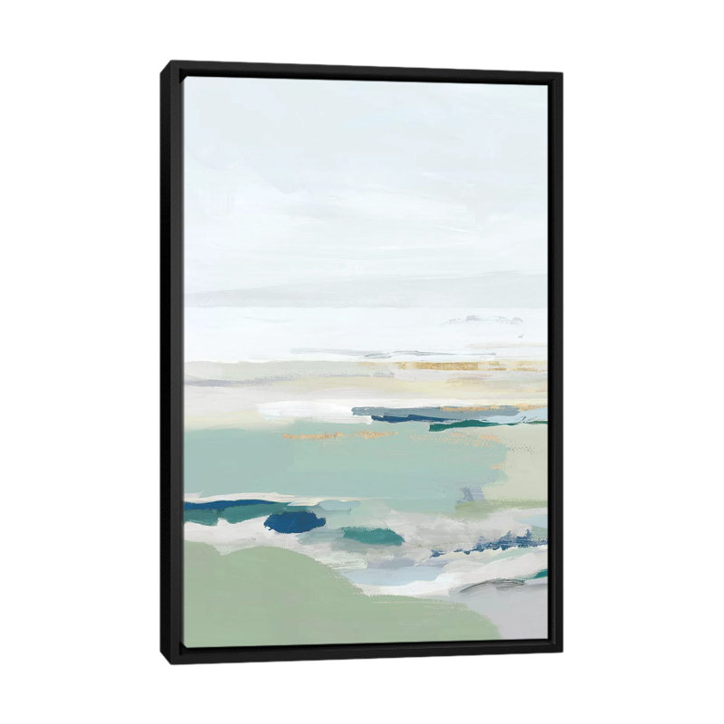 «Burbank I» par Isabelle Z - reproduction d'art, Toile avec cadre noir, H 48 po x l 32 po x P 1,5 po, Aucun mat