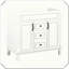 Meuble-lavabo moderne sans lavabo supérieur-1234821841