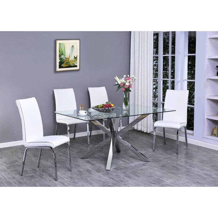 Wrought Studio Toohey 5 Piece Dining Set & Reviews | Wayfair