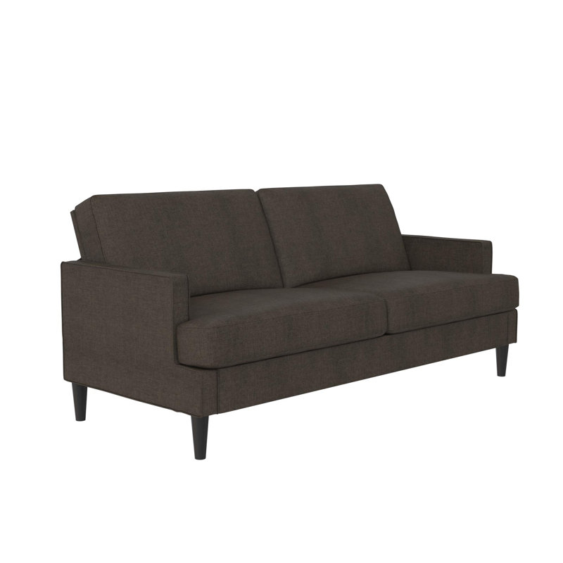 Aklima 3 Seater Linen Sofa, Grey