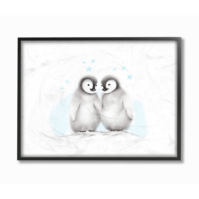 Adhem, peinture murale pour enfants, Giclée encadrée noir minuit, H 11 po x l 14 po x P 1,5 po