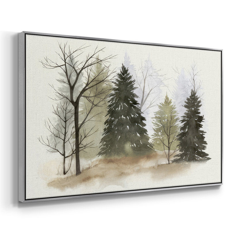 In the Mist II, reproduction d'art sur toile, H 27 po x l 41 po x P 1,5 po, Argent