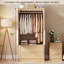 Armoire-penderie autoportante en bois avec 2 tiroirs
