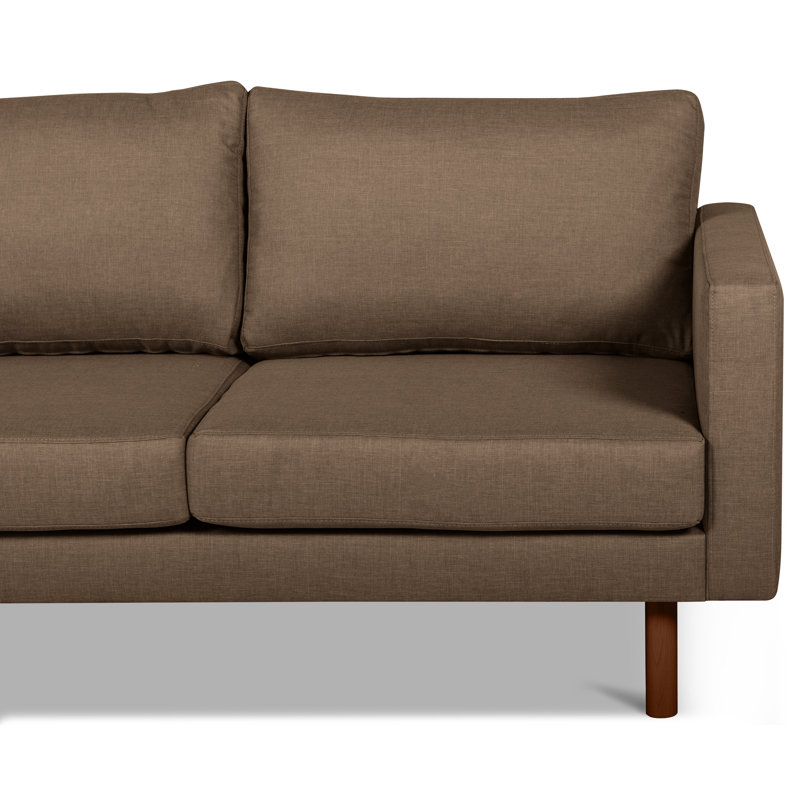Francesa 2 Seater Loveseat, Brown, Brown