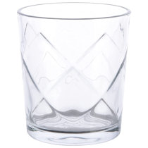 CaterEco 16 - Piece Plastic Drinking Glass Glassware Set