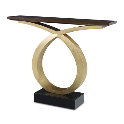 Loophole 48'' Solid Wood Top Console Table
