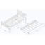 Structure de lit en bois massif Gotar-234002123