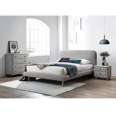 Cleo Upholstered Platform 3 Piece Configurable Bedroom Set -  F&L Homes Studio, FLBD02471WBD7374EK