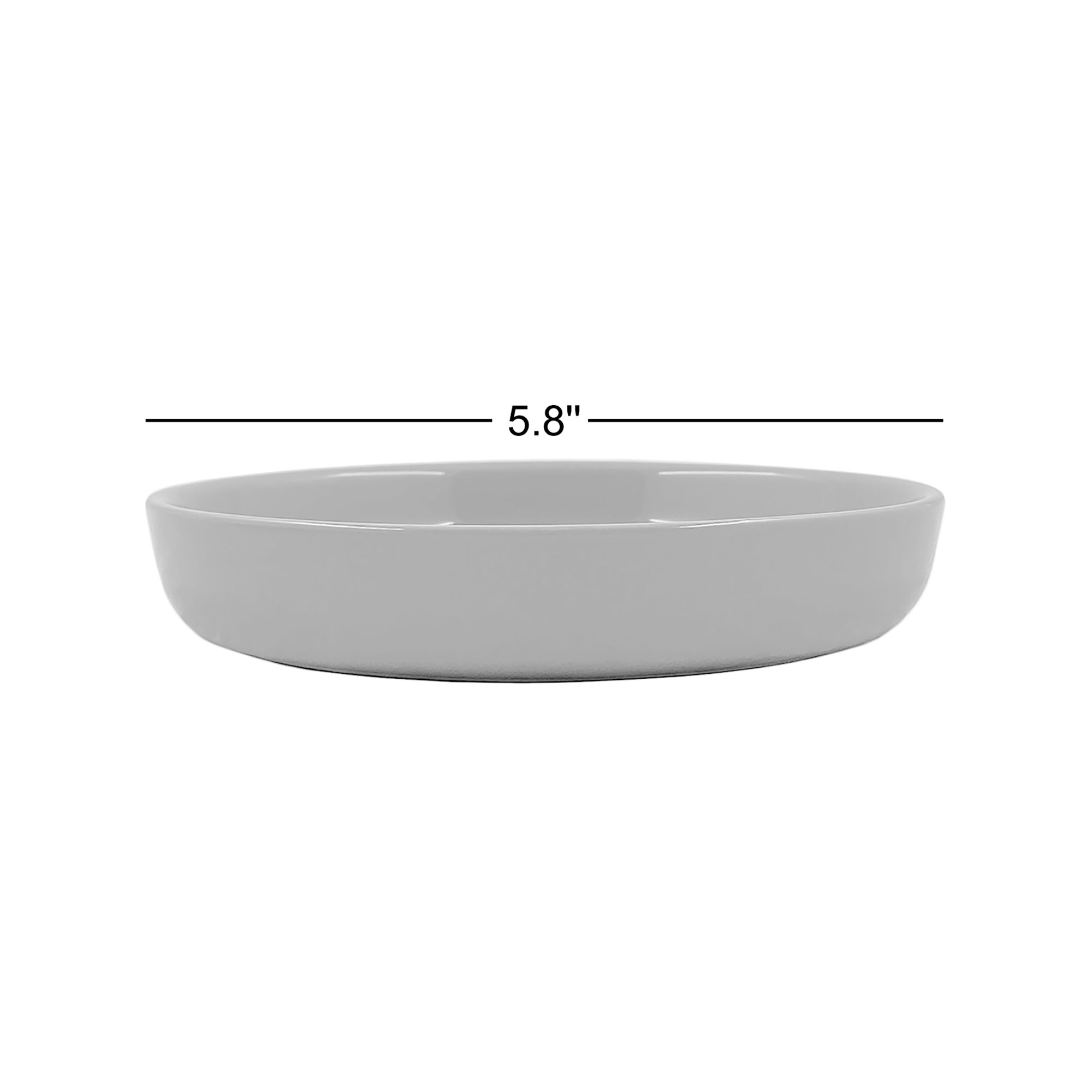 Canvas Home Reims Stoneware Salad Plate, Gray