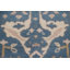Tapis de couloir bleu 3 pi Oushak