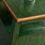 Buffet décoratif Vintage vert à deux tiroirs
