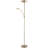 Sleek LED Mother And Child Floor Lamp In Satin Nickel With Memory Dimmer Buttons By-1335980803