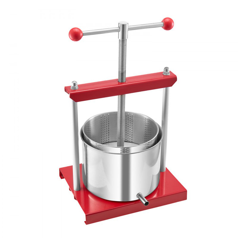 Pressoir manuel à vin pour la fabrication du vin 1,6 gallon / 6L