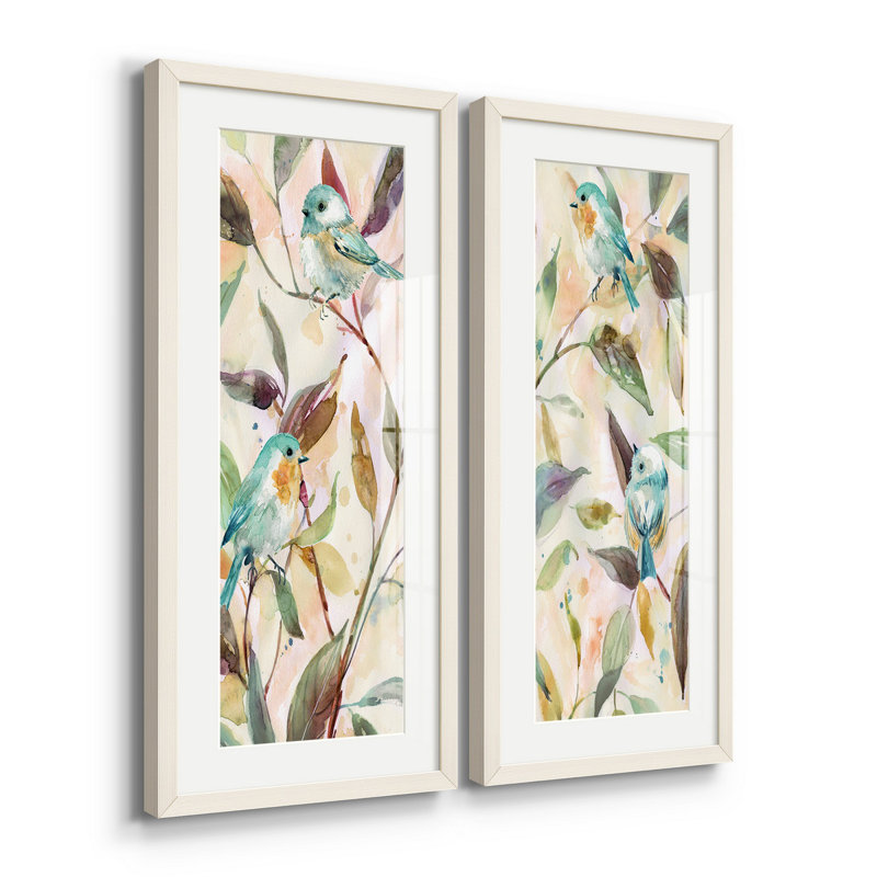 Cadre photo, ensemble de peintures sur papier, Cadre blanc