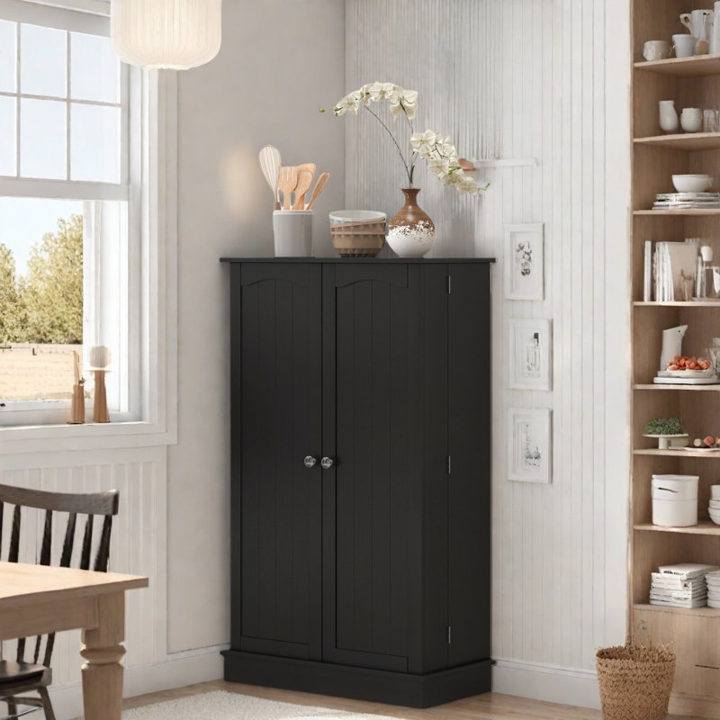 41'' Kitchen Pantry, Black
