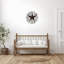 Horloge murale ronde de style campagnard Western Texas Star