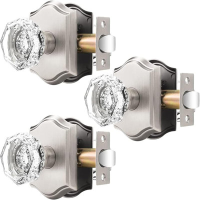 Crystal Passage Door Knobs