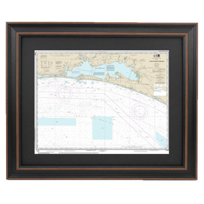 Choctawhatchee Bay | Nautical Chart | Framed Print
