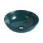 Lavabo de salle de bain circulaire en céramique 16,1 po Elegance Plexi Home-98249122