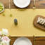 Yellow Boho Rural Rustic Farmhouse Tassel Table Runner, 33x143 cm Spring Kitchen Dining Table Decoration Wedding Holiday Party Decor