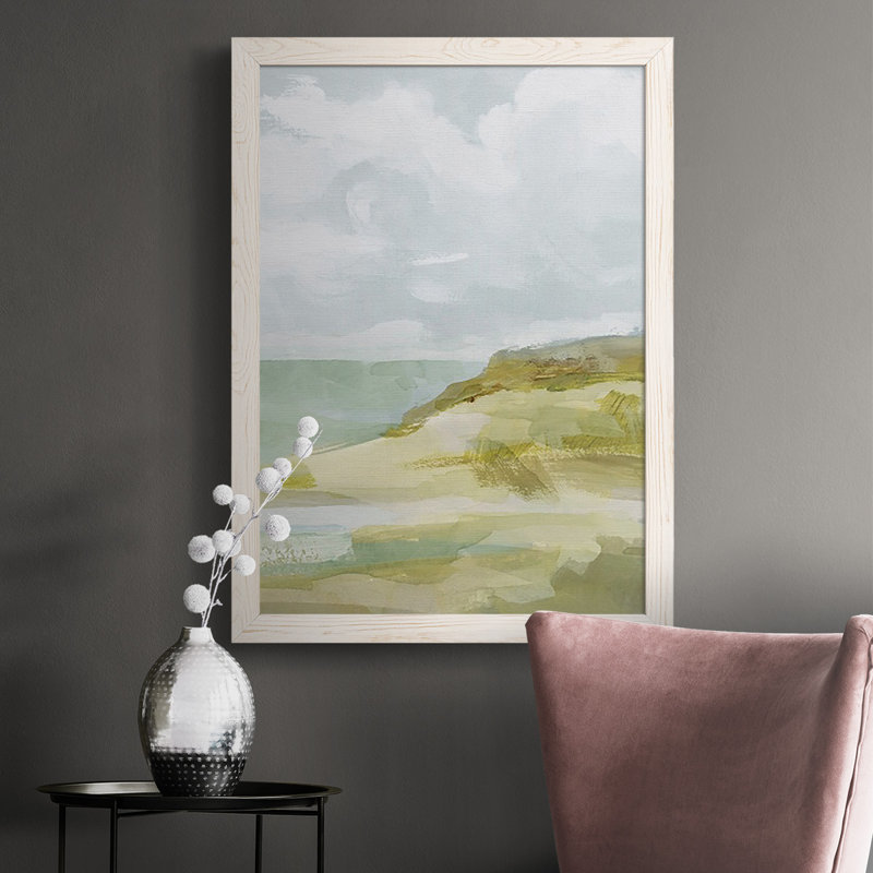 Inlet Impression II, reproduction d'art sur toile, Cadre blanc, H 37,5 po x l 27,5 po x P 1 po