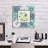 'Garden Getaway Patchwork 4'  by Laura Marshall Canvas Wall Art-509488346