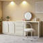 Ensemble de meuble-lavabo à 3 tiroirs et 2 portes 57,09 po Modern