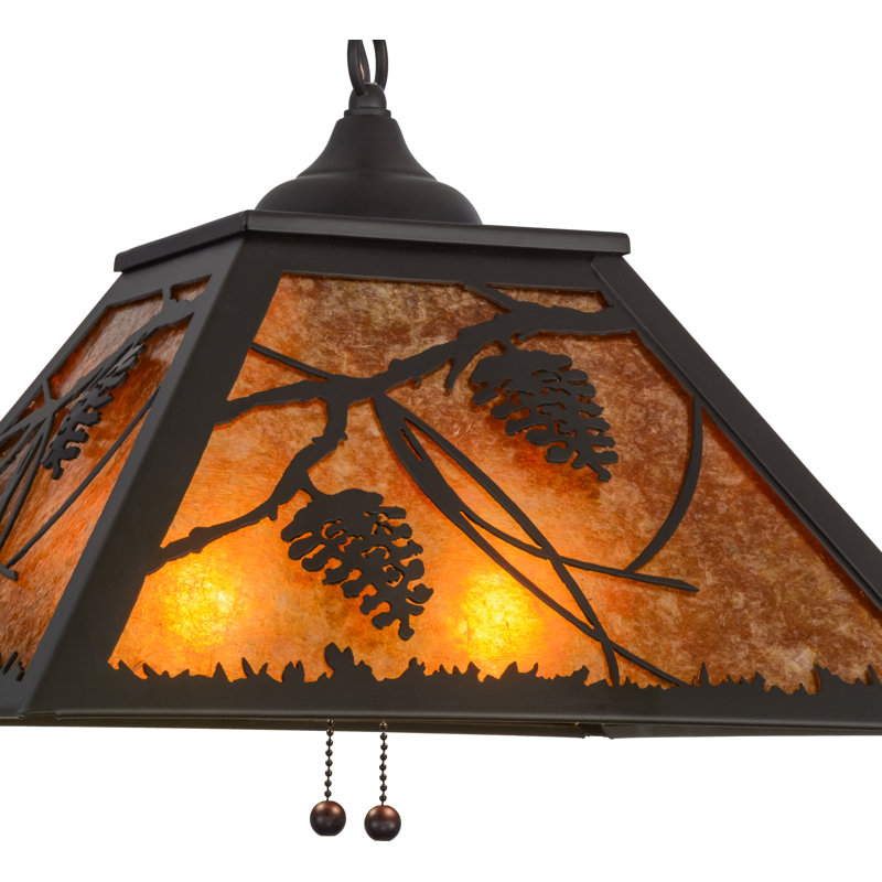 Rustic Lodge 2 - Light Pendant, Oil Rubbed Bronze