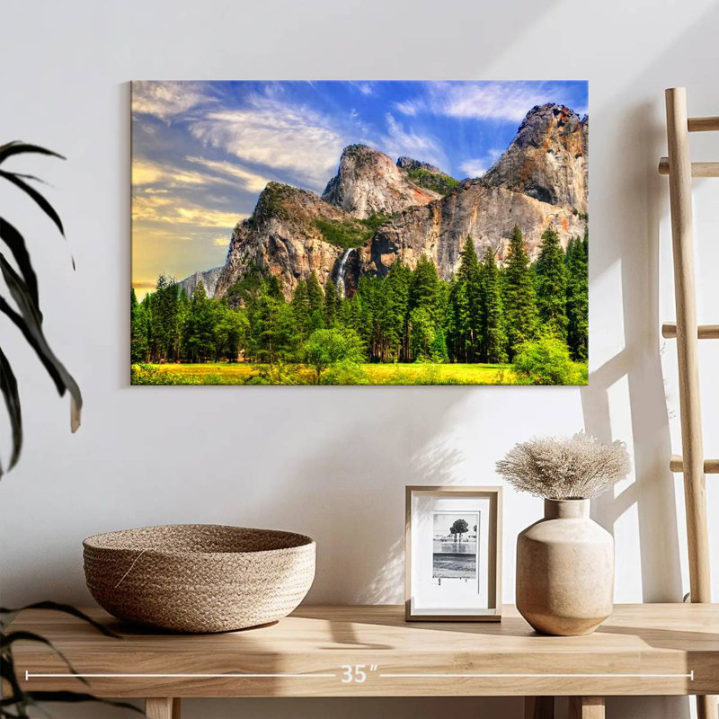 Paysage de montagne Alvord Yosemite, H 16 po x l 24 po