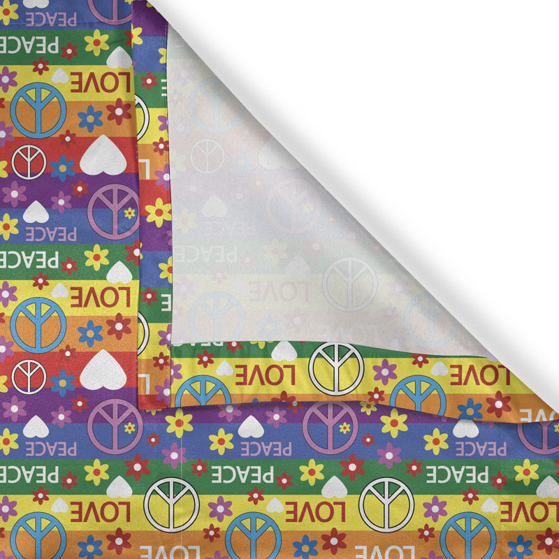 Polyester Standard Grommet / Eyelet Curtain Pair