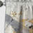 Gold And Grey Fluid Fusion I - Abstract Curtain - Velvet Blackout Abstract Curtain - 1 Panels-1556543632