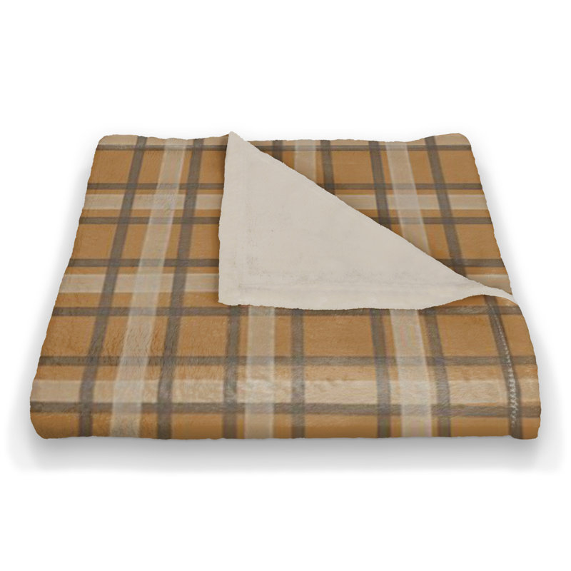 Hand Woven Throw Blanket, Orange
