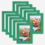 Ensemble de 10 cadres muraux en bois brun de 10 po 3 po x 4 po-90547537-89853287