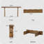 62.99cm Solid Wood Console Table