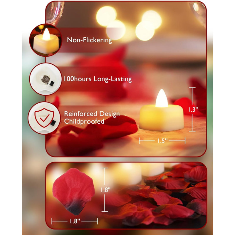 Scented Unscented Flameless Tealight Candle