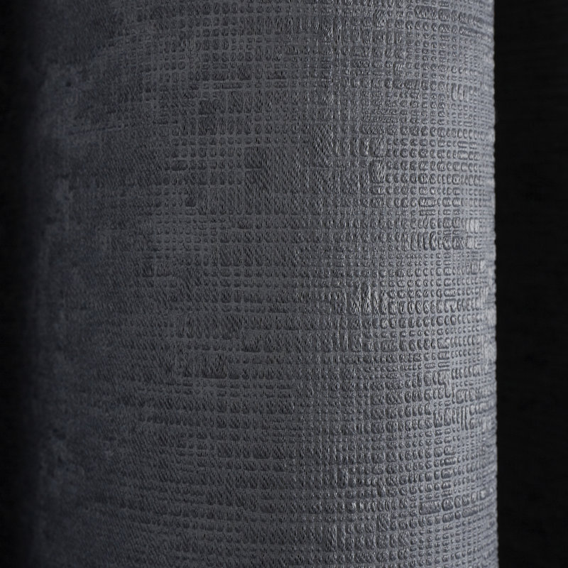 Room Darkening Curtain Pair, Width 117 x Drop 183 cm, Charcoal Grey