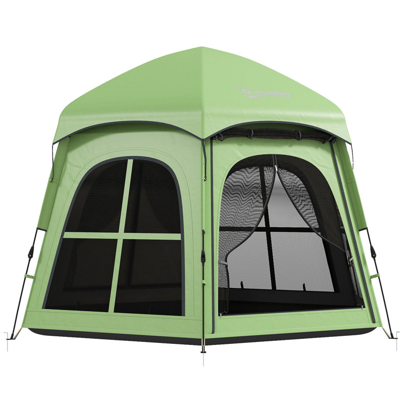 4 Person Tent, Green