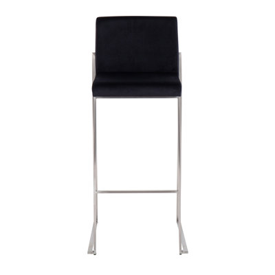 Tabouret de bar et de comptoir à dossier haut Brieon (ensemble de 2)